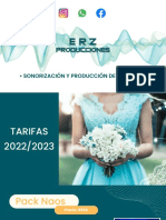 Tarifas Bodas 2022-2023 Erz Producciones