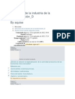 Examen Tercer Parcial Segunda Vuelta Estructura de La Industria de La Transformación - D