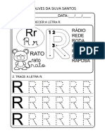 ATIVIDADE LETRA R 01AT