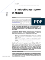 Insight - The Microfinance Sector in Nigeria Nov14