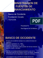 Fuentes de Financiamiento