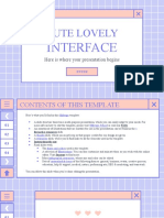 Cute Lovely Interface