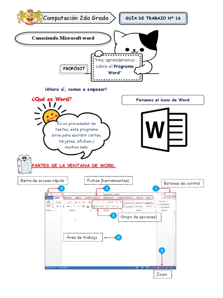 Guía de Aprendizaje #16 | PDF | Microsoft Windows | Microsoft Word