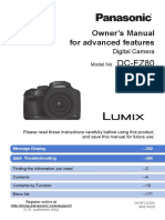 Owner's Manual For Advanced Features: DC-FZ80