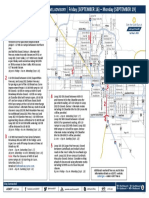 Weekend Freeway Travel Advisory Map