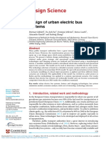 Design of urban electric bus systems optimization