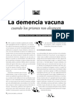 La demencia vacuna: cuando los priones nos alcancen