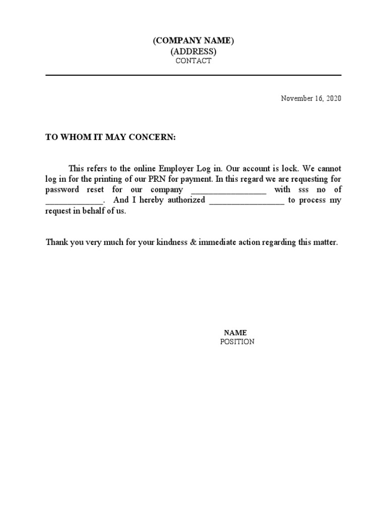 Sss Password Reset | PDF