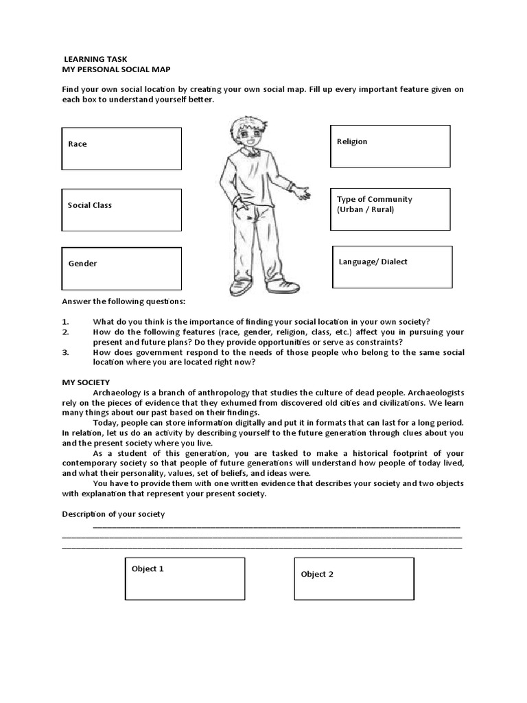 My Personal Social Map PDF
