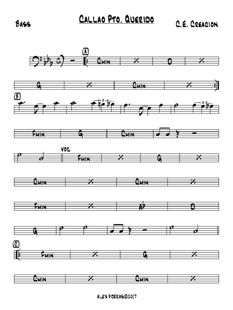 Callao Puerto Querido - Bass | PDF