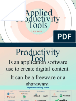 Chapter 5 APPLIED PRODUCTIVITY TOOLS by noime numbuyoc