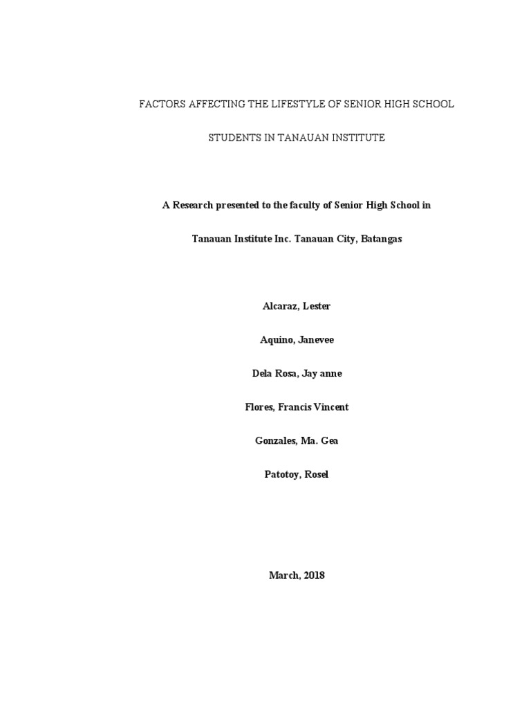 factors-affecting-the-lifestyle-of-selected-senior-high-school-in