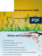 Idiom and Expression