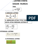 Soal Latihan Listrik Statis