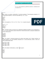 Questões de Análise Combinatória