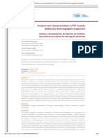 Analysis and Characterization of PV Module Defects by Thermographic Inspection