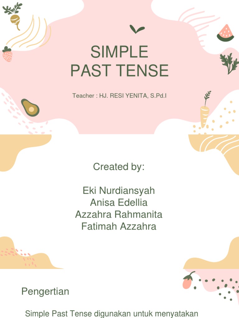 Kelompok 2-Simple Past Tense | PDF