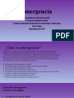 Emergencia Salud Ocupacional