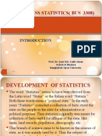 PMBA. BUSINESS STATISTICS. BUS (3308) Chapter 1. Summer 2022