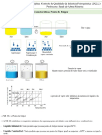 Ponto de Fulgor e Teor de Etanol na Indústria Petroquímica