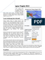 Gempa Bumi Papua Nugini 2022