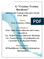 Informe de TES III INFORMATICA-1