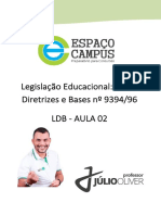 10 - 10 - 21 - 2 - Aula LDB - Professor Júlio Oliver