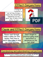 Kata Penghubung Cause Effect