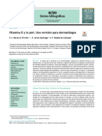 Vitamina D y La Piel. Una Revisión para Dermatólogos