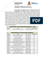 CONCURSO PÚBLICO CARAPICUÍBA 2022 NOMEIA PROFESSORES