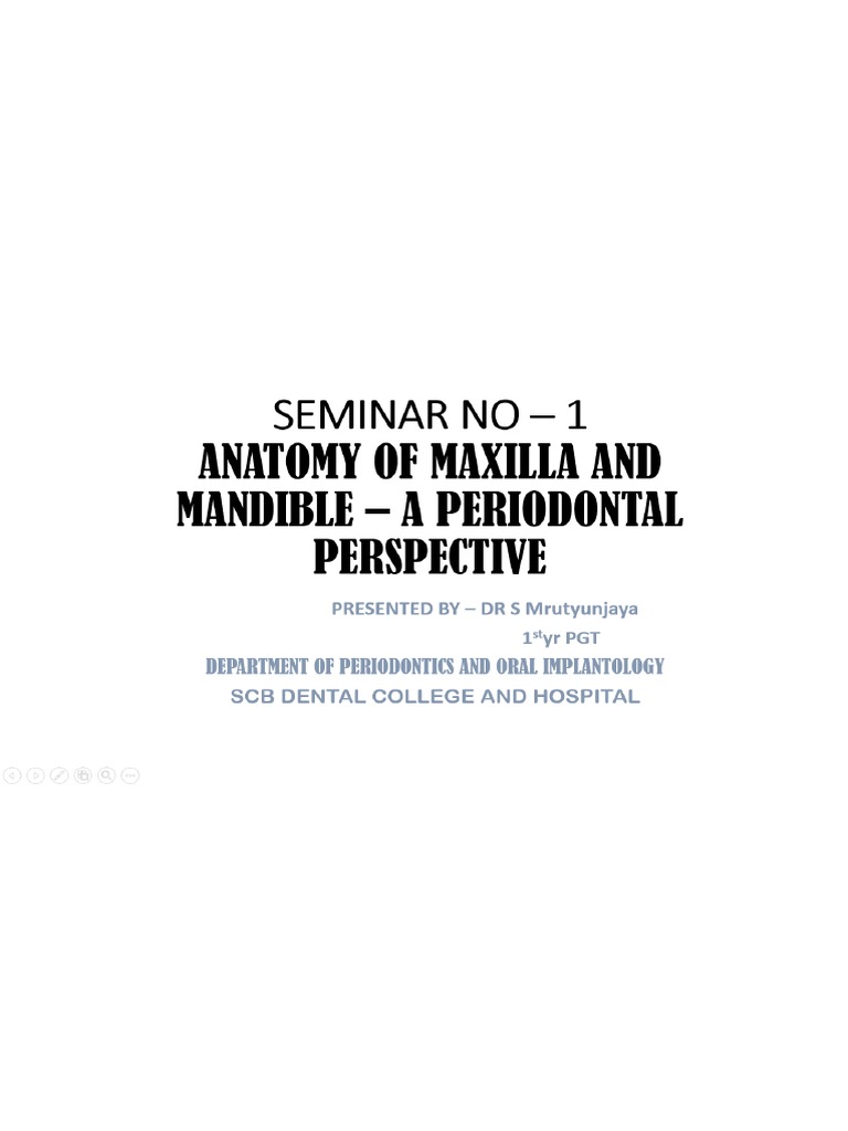 Anatomy of Maxilla and Mandible Biology Diagrams