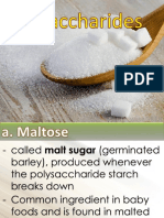 Carbohydrates-Disaccharides and Polysaccharides