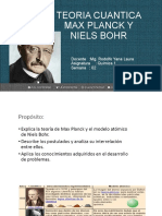 Semana 02 Teoria Cuantica Max Planck y Niels Bohr