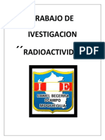 Trabajo de Ivestigacion Radioactividad