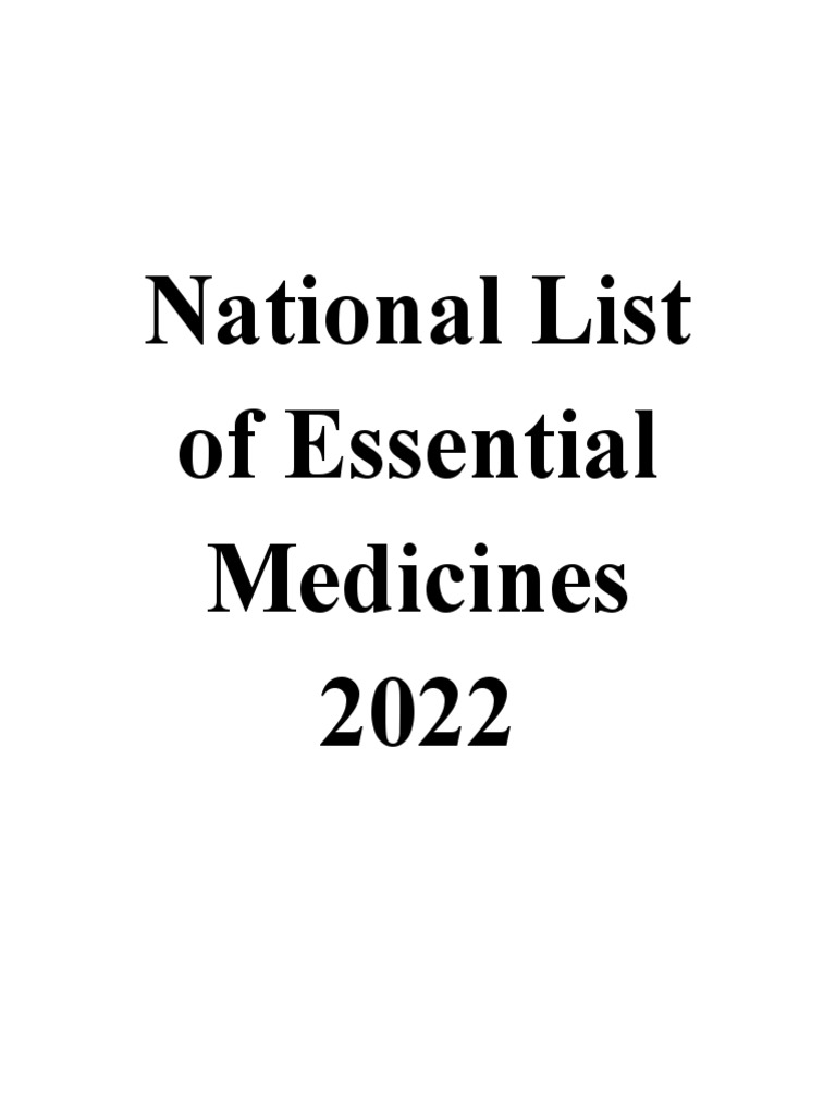 Instapdf in National List of Essential Medicines 2022 India 620