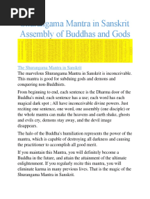 Shurangama Mantra in Sanskrit