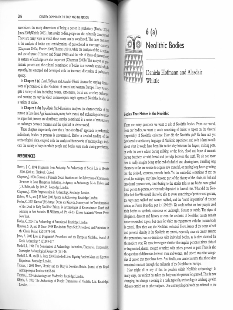 Hofman and Whittle Neolithic Bodies | PDF