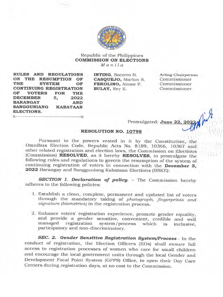 Com Res 10798 | PDF