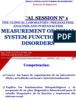 Clase 1 Pruebas de Función Renal Lab Clin 2022-Ii