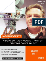 Jason Rosette: Writer-Director, Multimedia Creative, Voice Talent