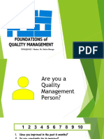 1foundations of Quality Management