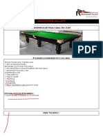 SNOOKER ALLEY POOL Tables