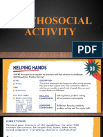 Psychosocial Activity Lets HELPING HANDS