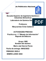 Actividades Previas Bitacora