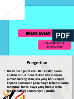 Analisa Break Event Point BEP