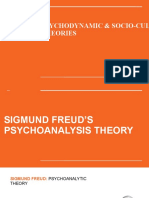 Psychodynamic & Socio-Cultural Theories