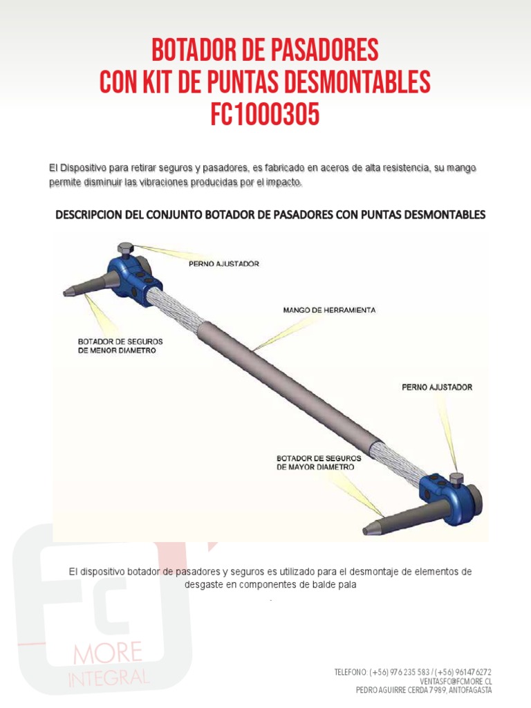 FC1000305 Botador Pasadores | PDF | Bienes manufacturados