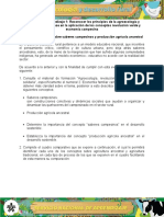 Evidencia Cuadro Comparativo Identificar Conceptos Saberes Campesinos Produccion Agricola Ancestral