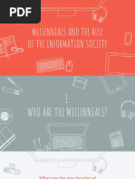 Lesson 2 Millennials and The Rise of The Information Society