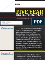 Atienza, Leo M. - 5-Year Development Plan